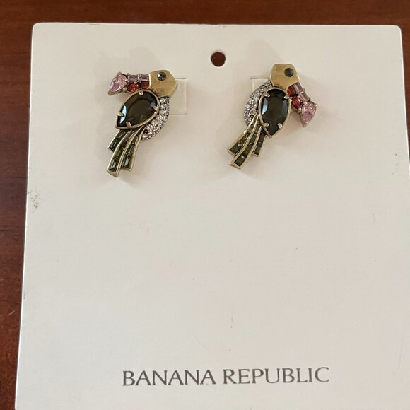 Banana Republic Toucan Earrings. - Picture 1 of 3